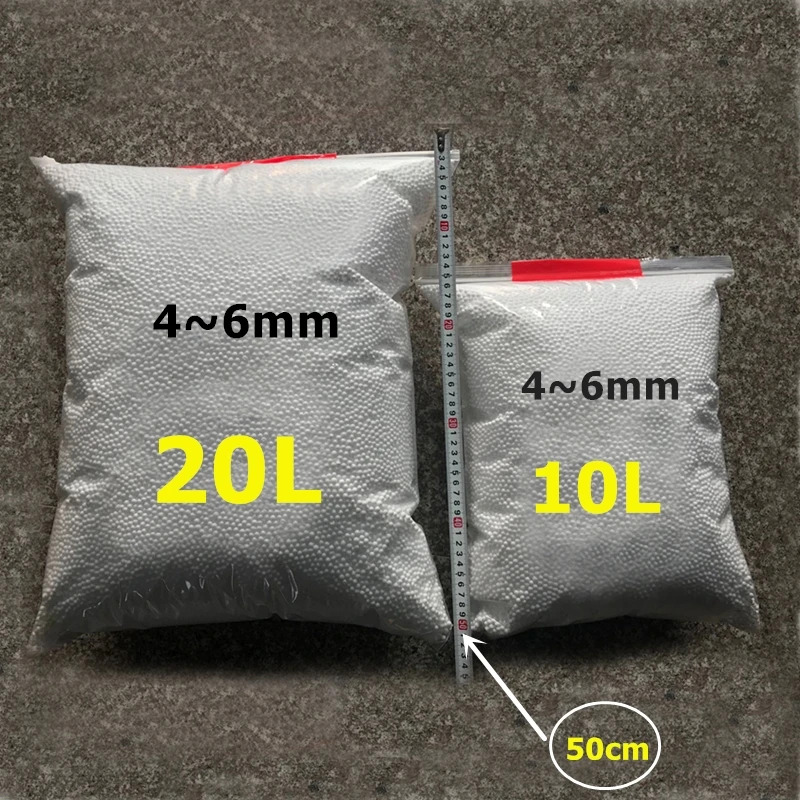 Wedding Z - 4-6mm 10L/20L White Styrofoam Balls for