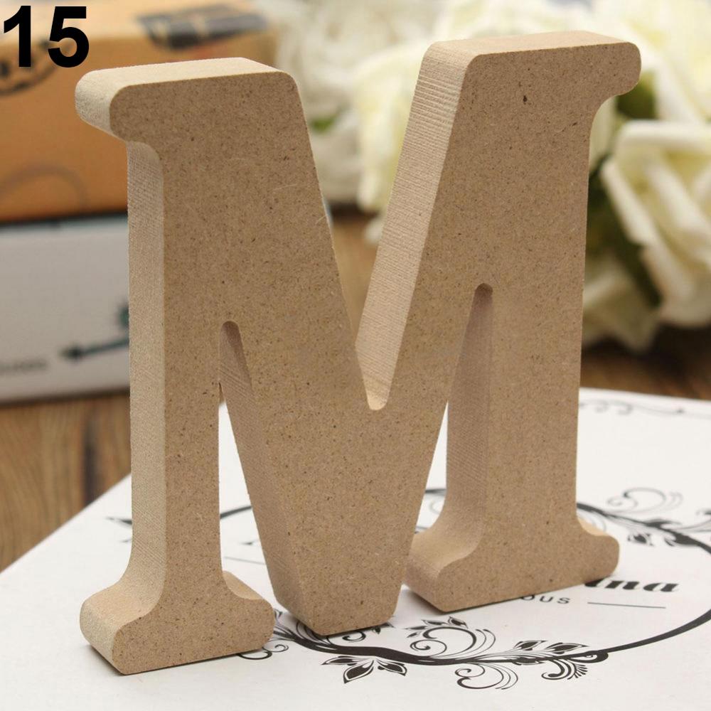 Wedding Z - 10cm Freestanding A-Z Wood Wooden Letters
