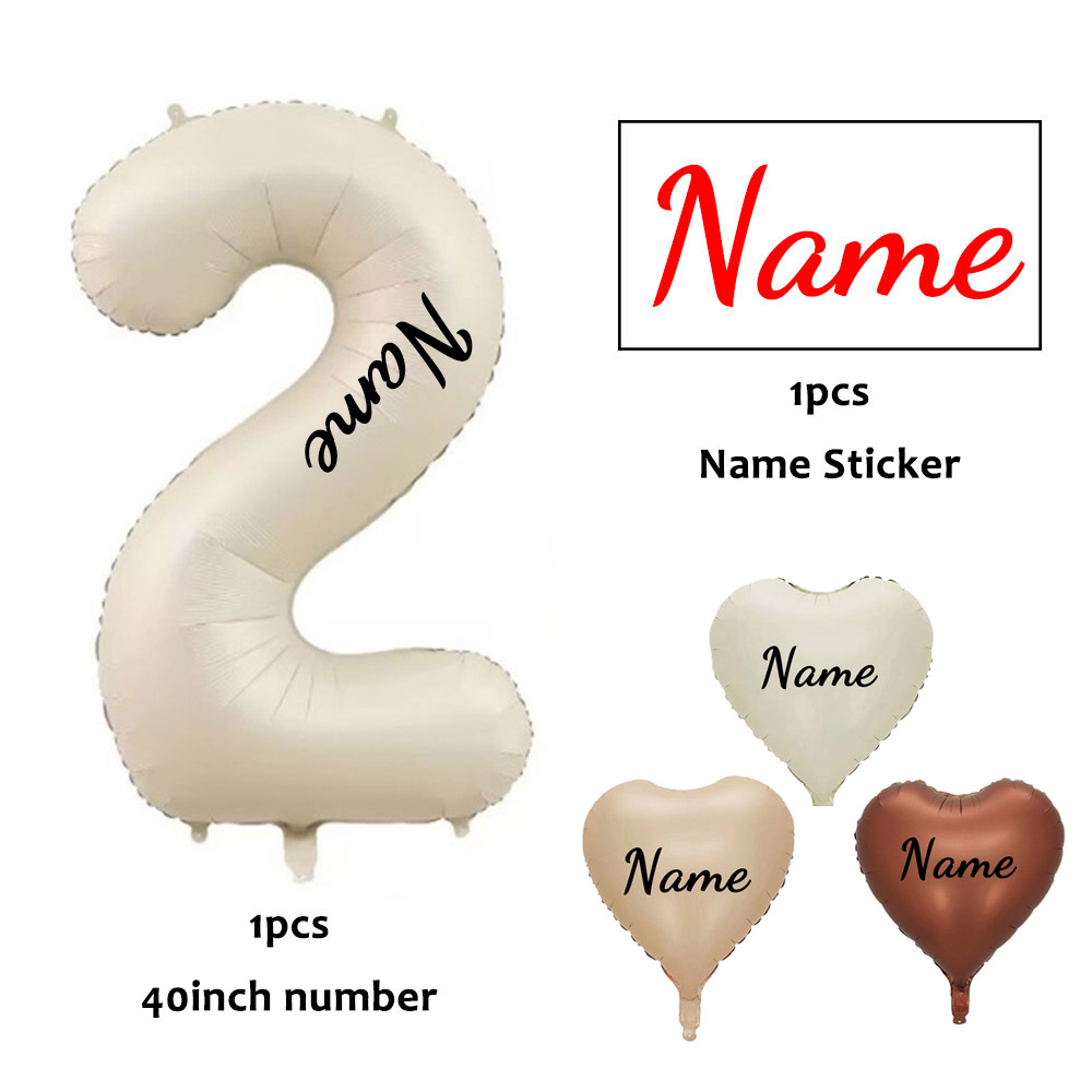 Custom Birthday Number Balloon - Confetti Balloon Set recension och pris
