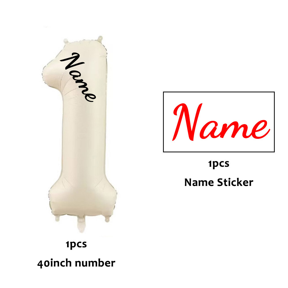 Custom Birthday Number Balloon - Confetti Balloon Set recension och pris