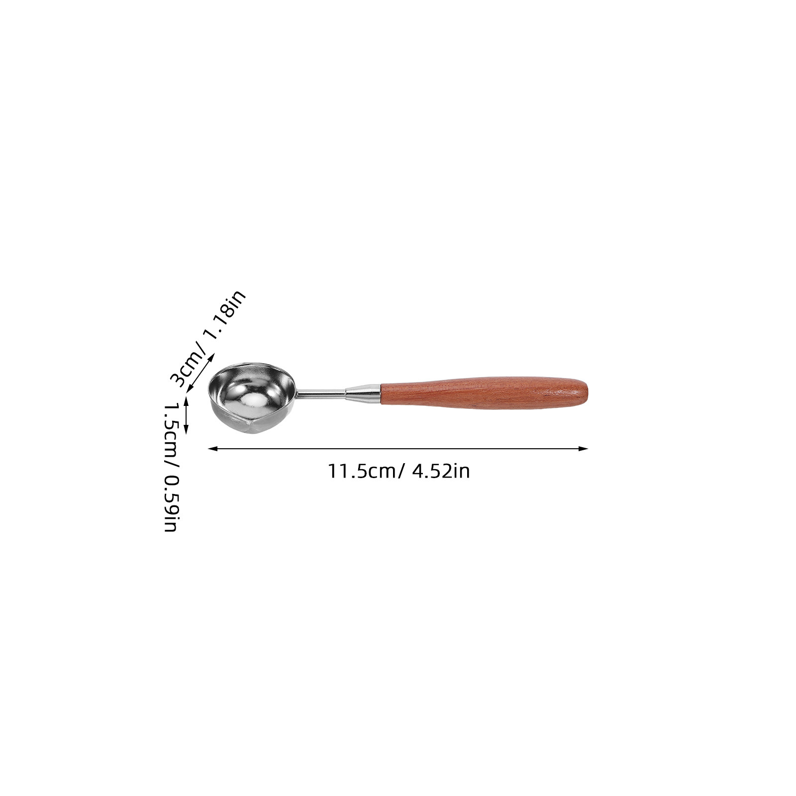 3Pcs Wax Seal Spoon Wooden Han - Wedding Envelopes recension och pris