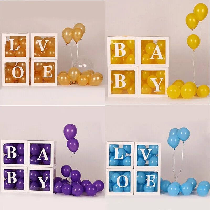 Letter Balloon Box First 1st B - Confetti Balloon Set recension och pris