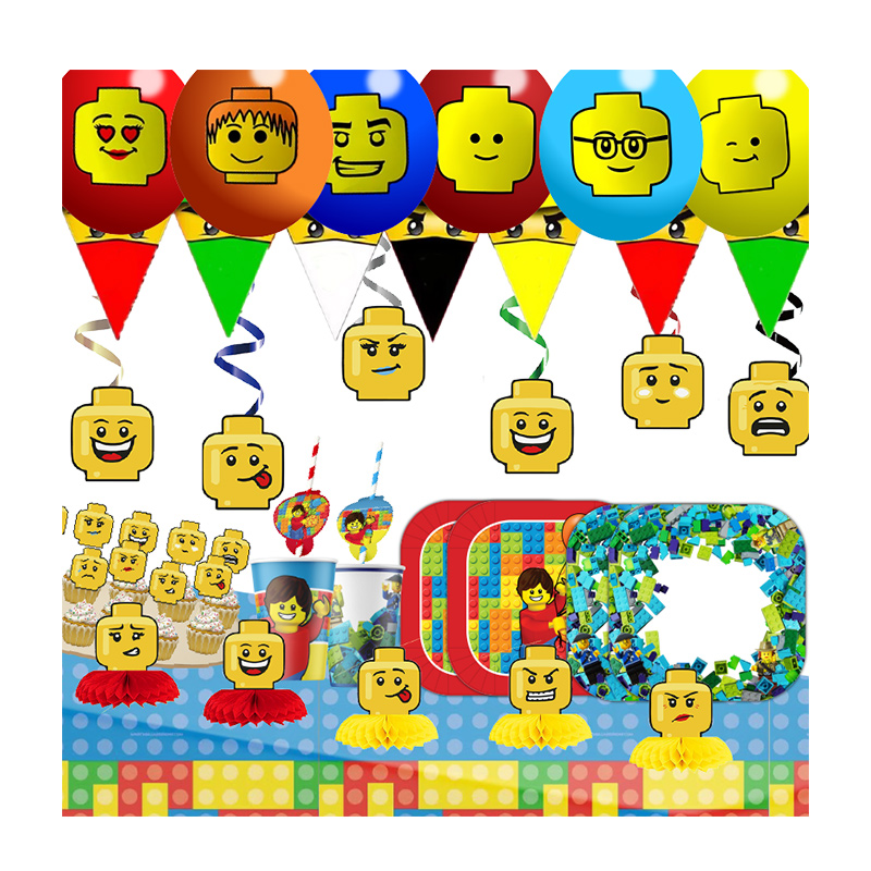 Building Blocks  Happy Birthda - Confetti Balloon Set recension och pris