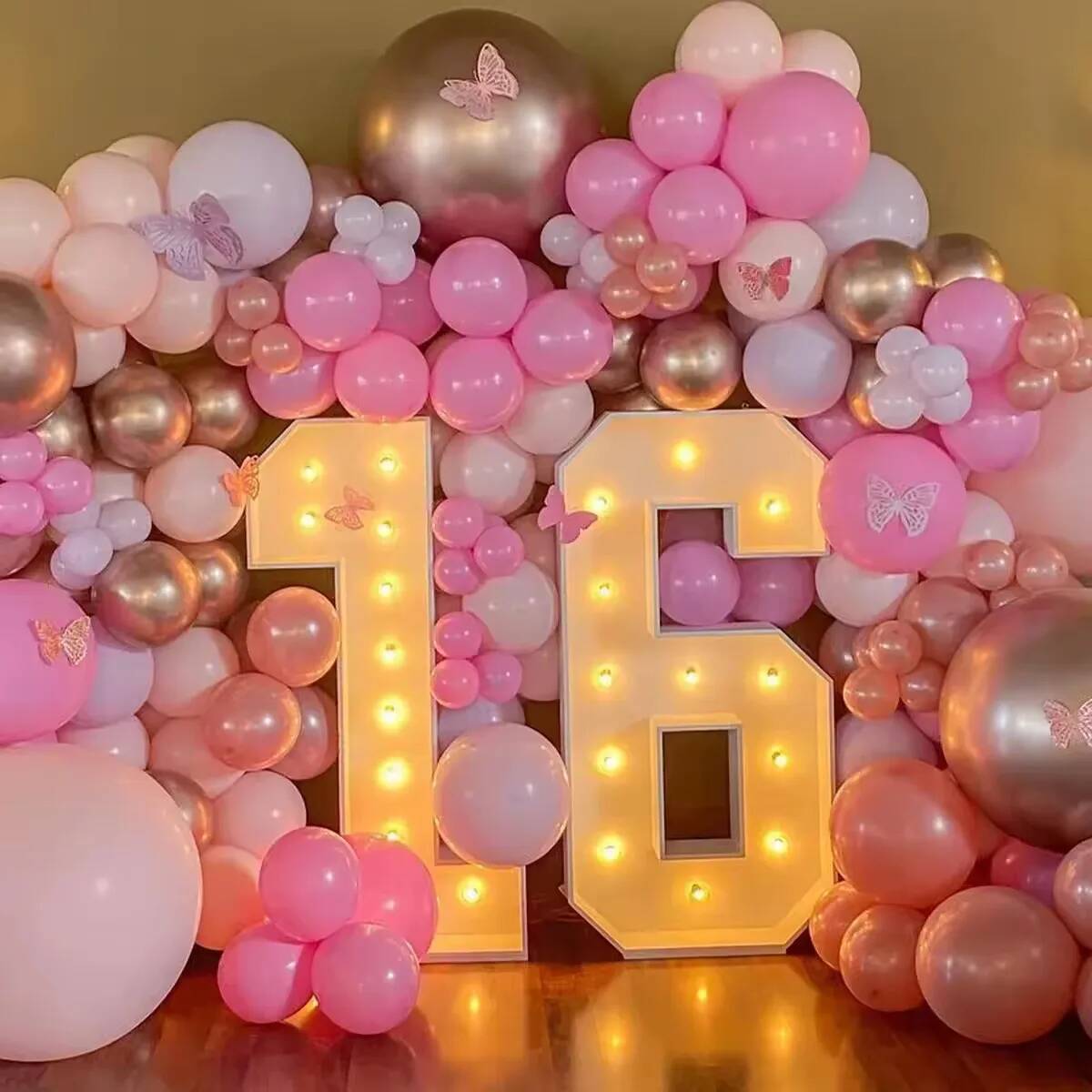 Giant Number Led Light for Kid - Confetti Balloon Set recension och pris