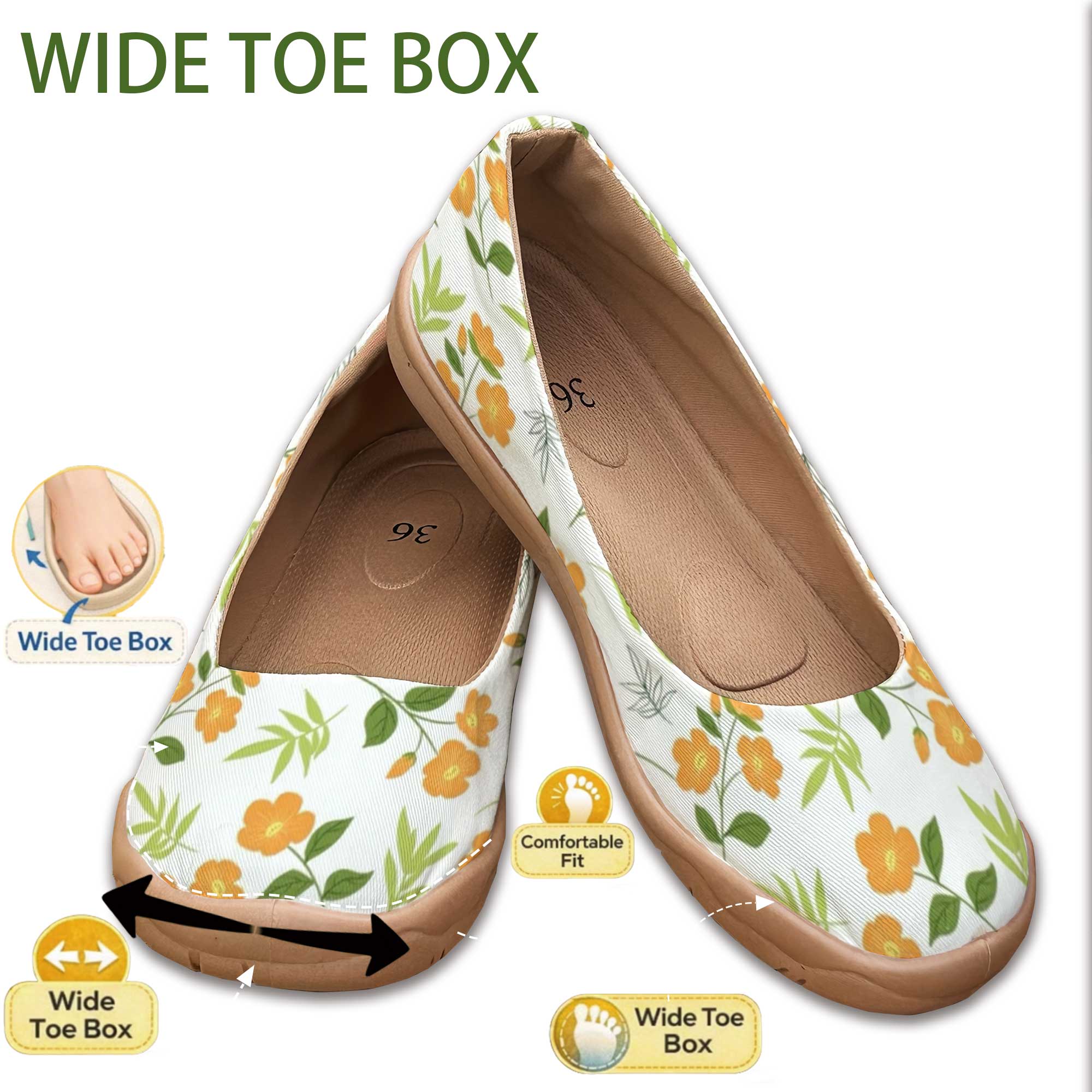 Good News for Wide Feet! Wide- - Good Floral & Wedding Decor Supply recension och pris