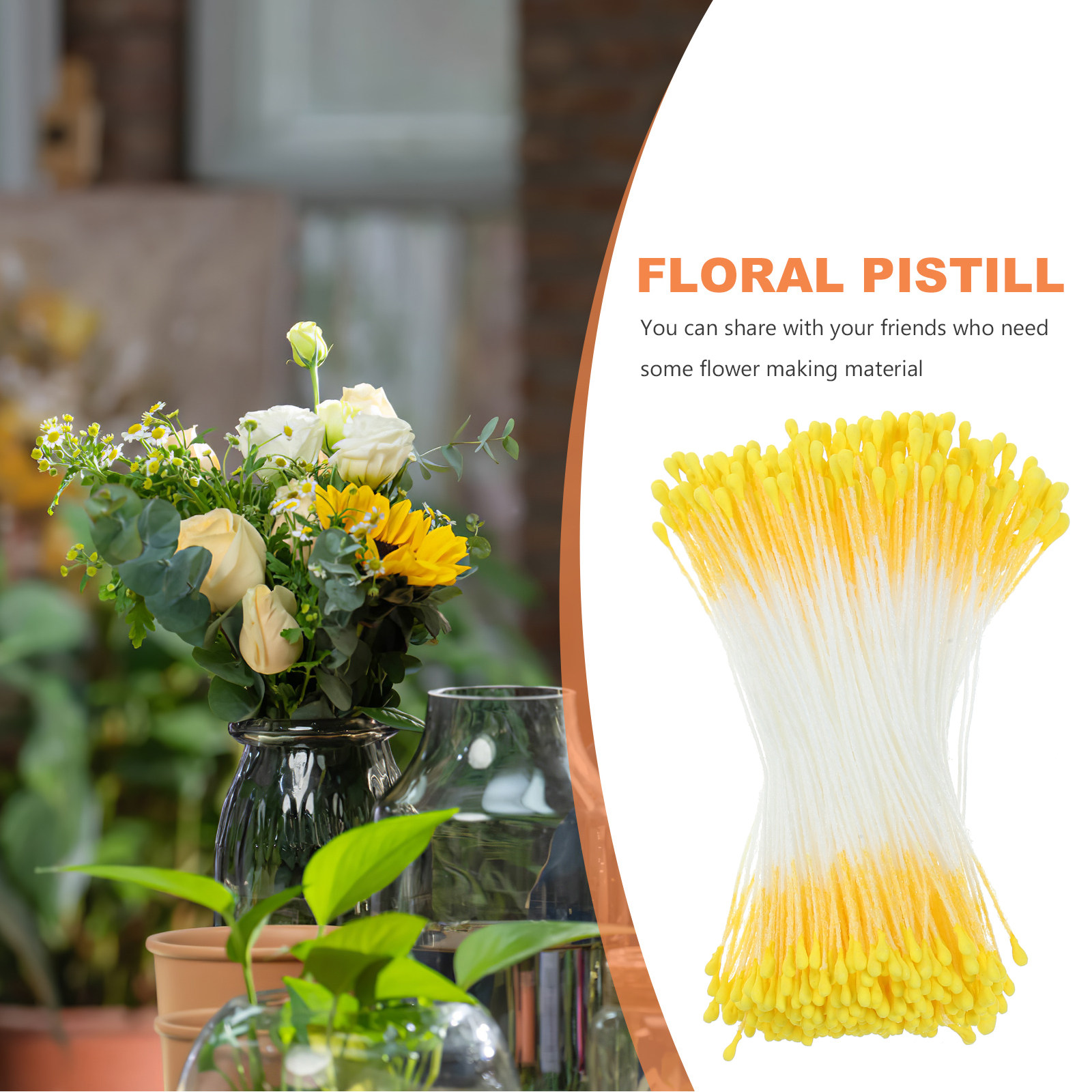 Double Heads Handmade Flowers  - Wedding Supply In Bulk recension och pris
