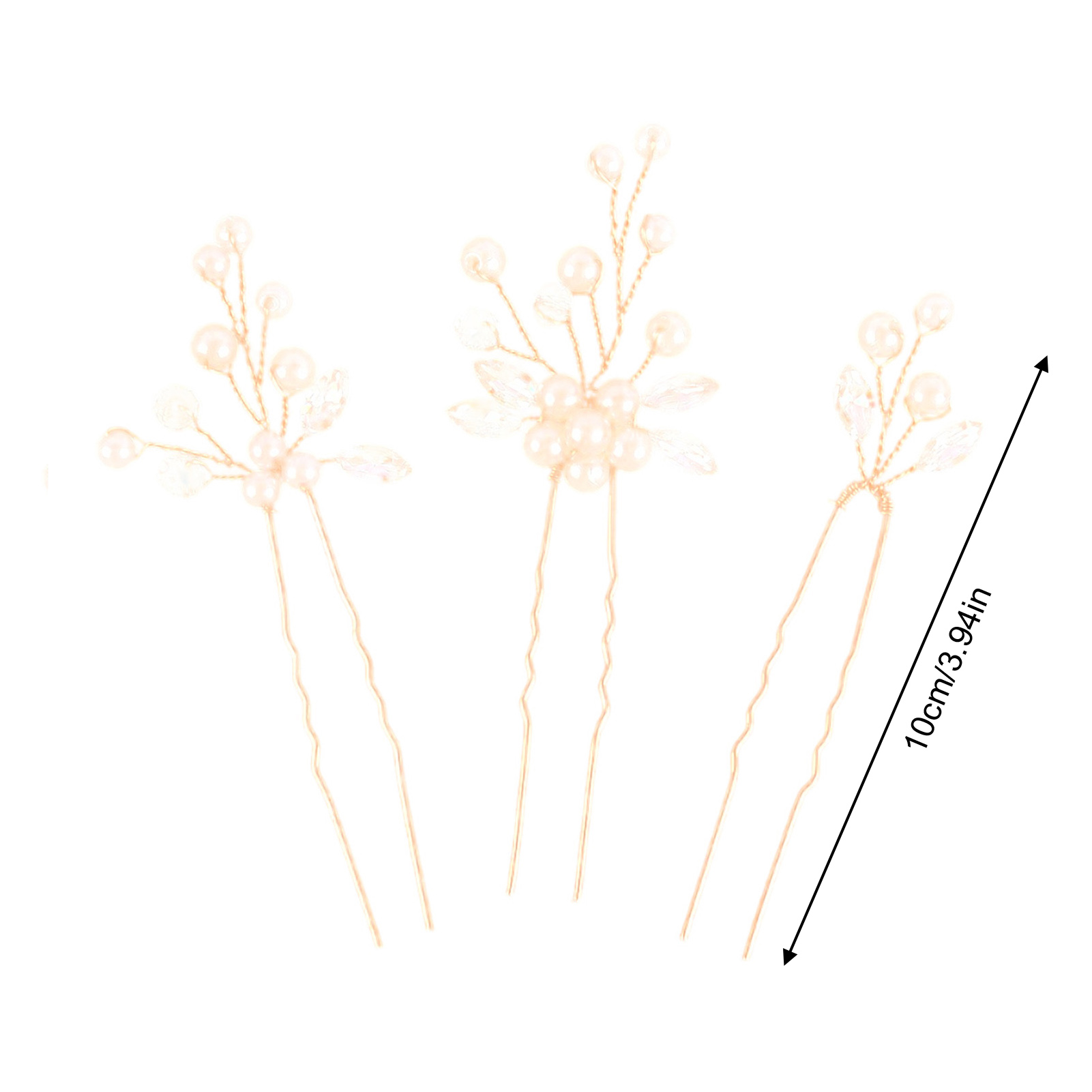 3pcs Bride Hairpin Trendy Hair - Wedding Supply Store recension och pris
