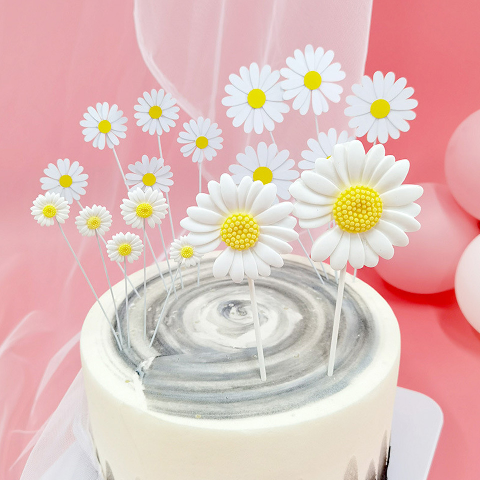 1set Resin Daisy Cake Topper M - Confetti Balloon Set recension och pris