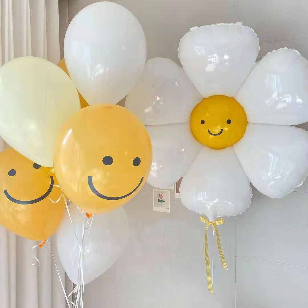 1set Resin Daisy Cake Topper M - Confetti Balloon Set recension och pris