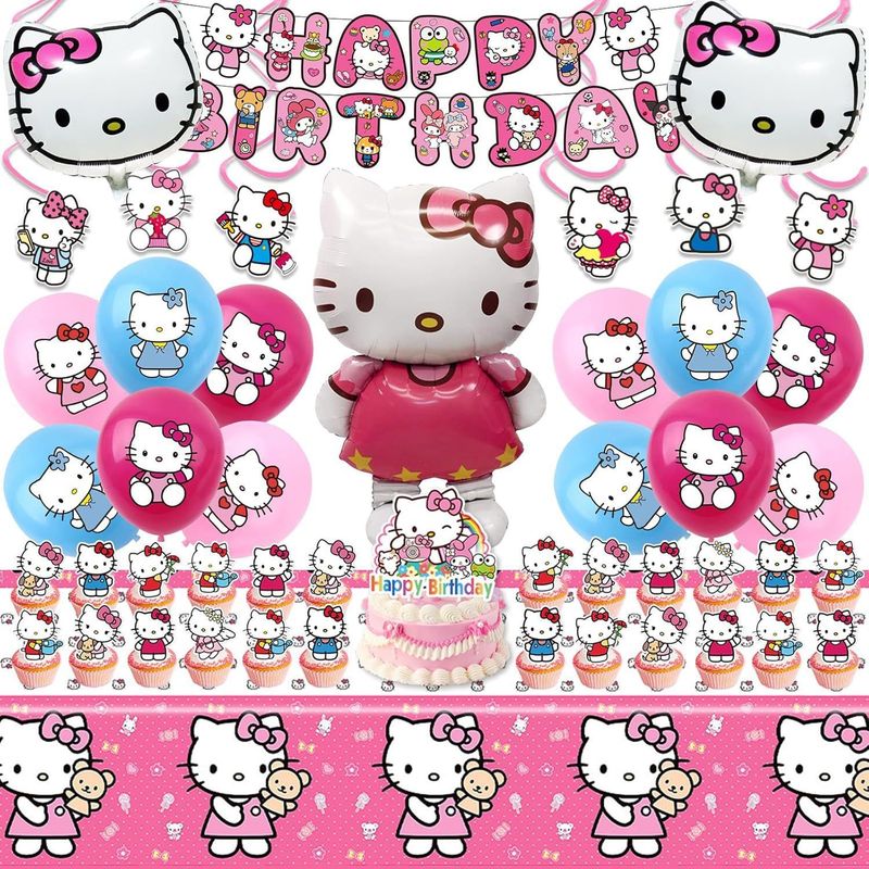 Hello Kitty Party Decorations: - Confetti Balloon Set recension och pris