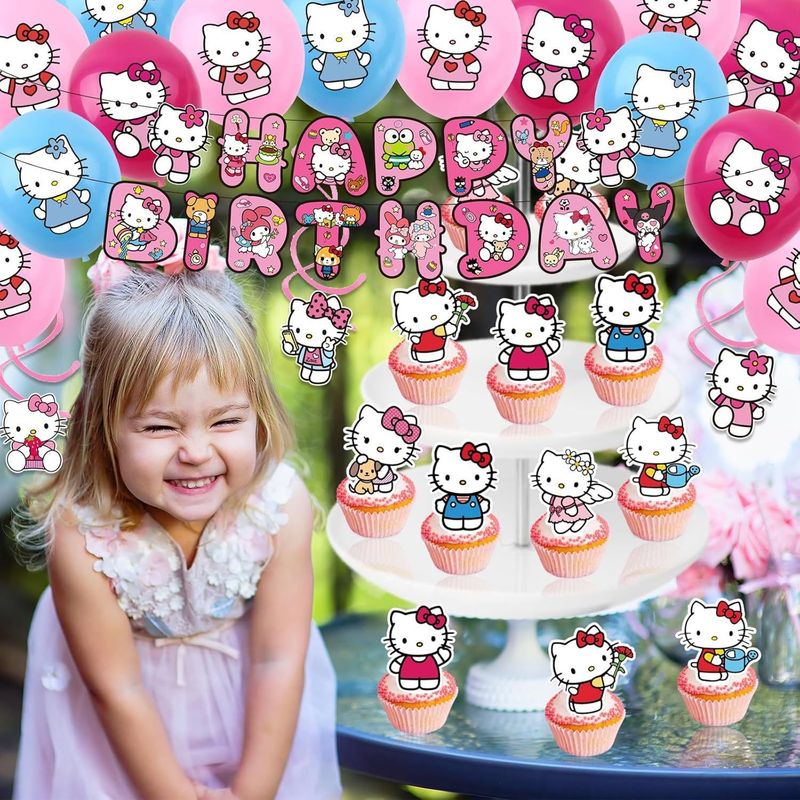 Hello Kitty Party Decorations: - Confetti Balloon Set recension och pris