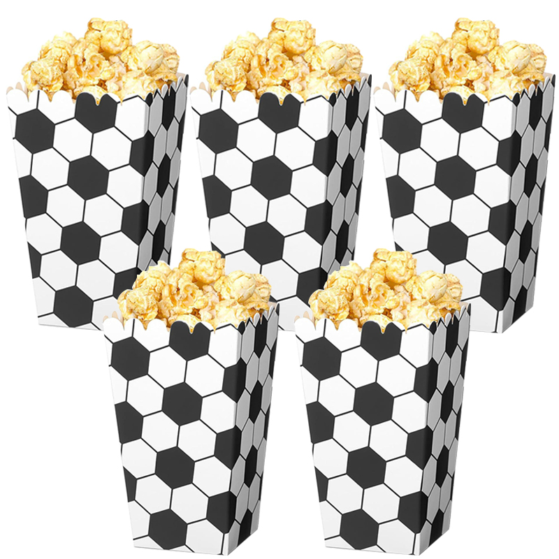 6/18Pcs  Football Popcorn Boxe - Wedding Supply.Box recension och pris