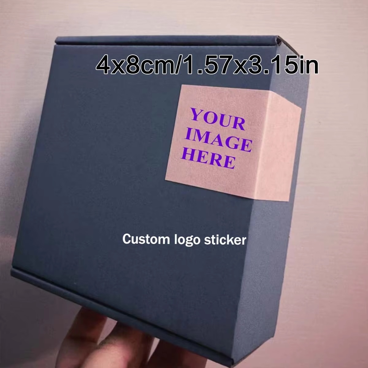 Custom Rectangular Stickers –  - Wedding Packaging recension och pris