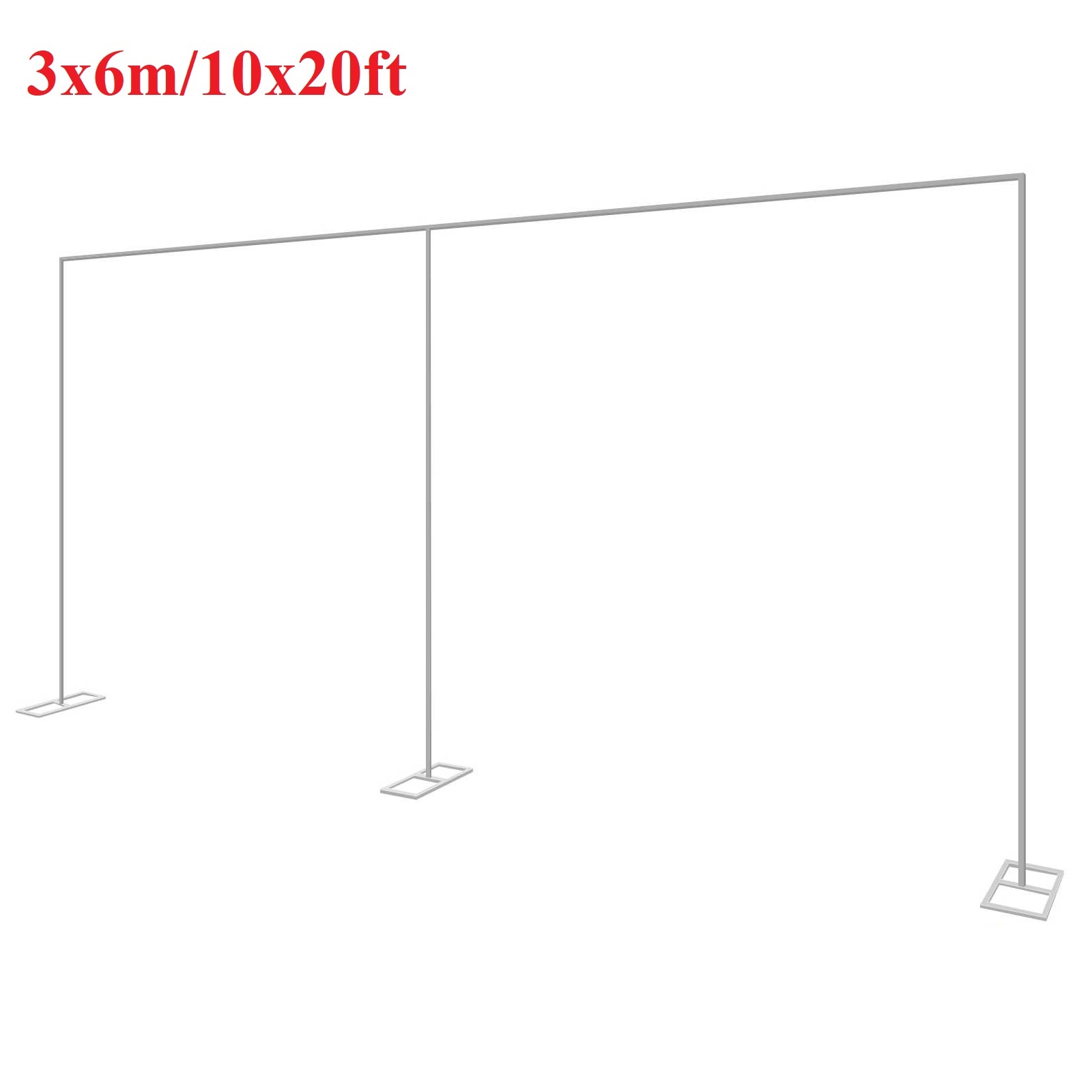3x6m/10x20ft Metal Wedding Arc - Confetti Balloon Set recension och pris
