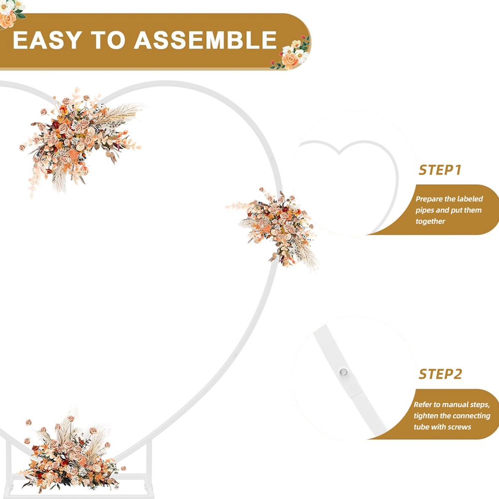 White Heart Shape Balloon Arch - Confetti Balloon Set recension och pris