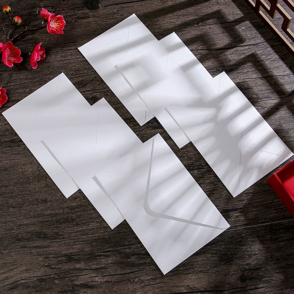 50Pcs White Envelopes Thick Pa - Wedding Envelopes recension och pris